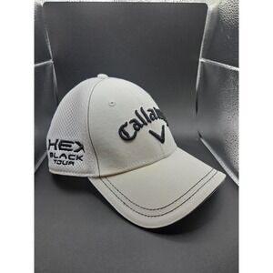 Callaway Golf Hat New Era Hex Black Tour X Hot Odyssey White Cap Medium Large